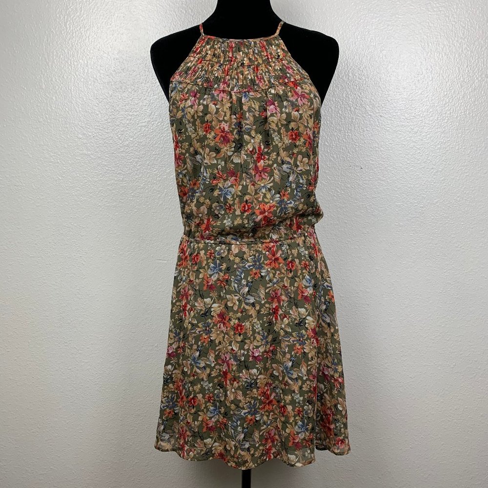 JOIE Reinelde Floral‎ 100% Silk Blouson Dress - Picture 2 of 9